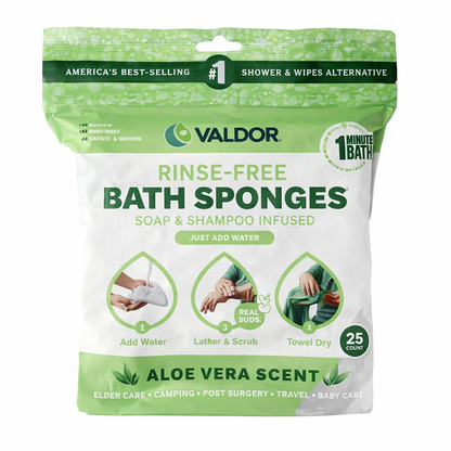VALDOR Disposable Bathing Wipes